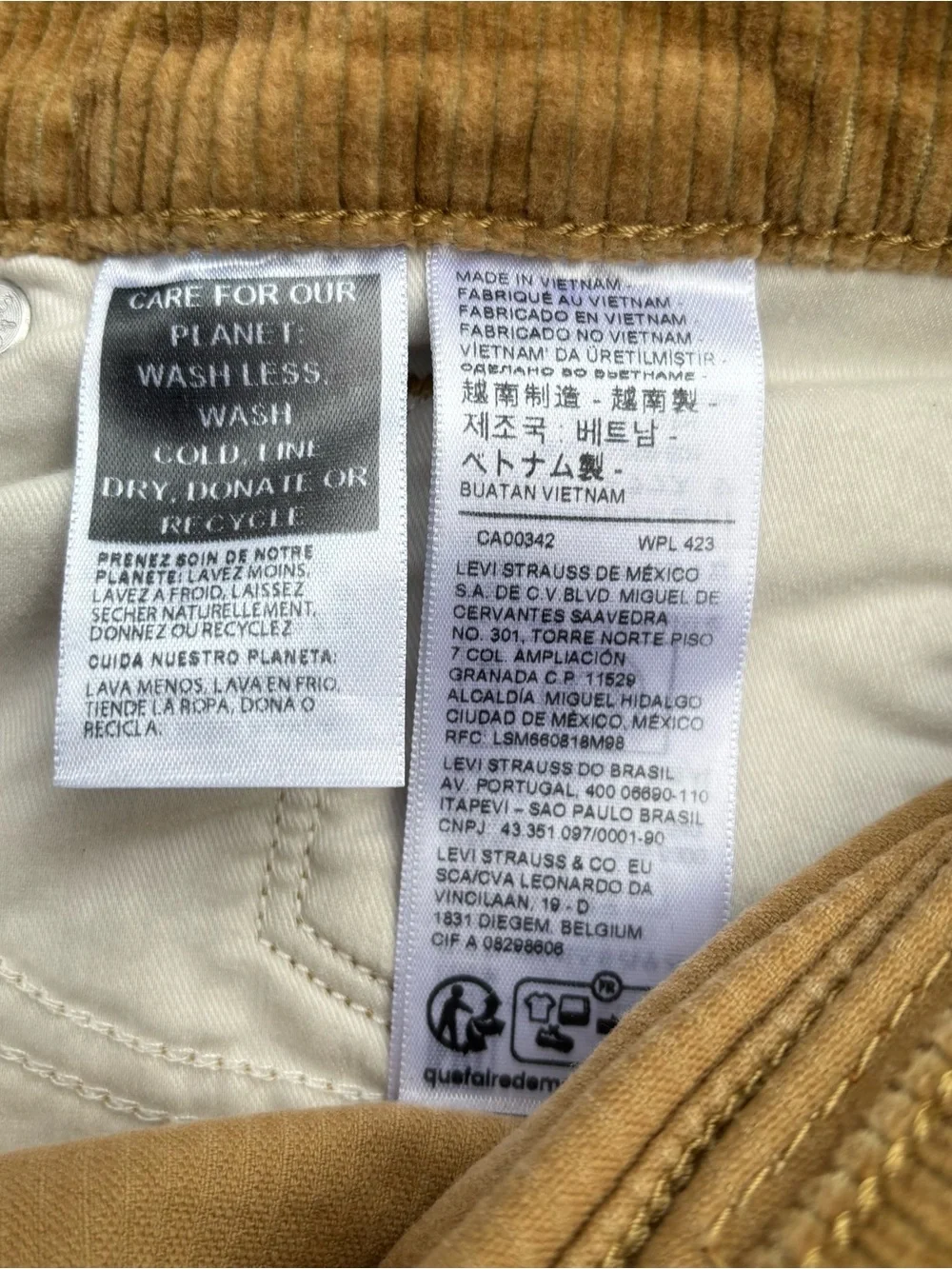 Levis classic corduroy